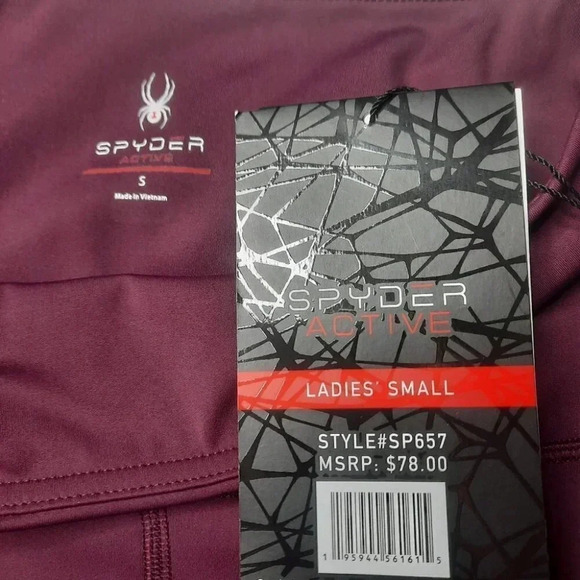 Spyder Active Women's Leg Logo Leggins - Picture 7 of 9